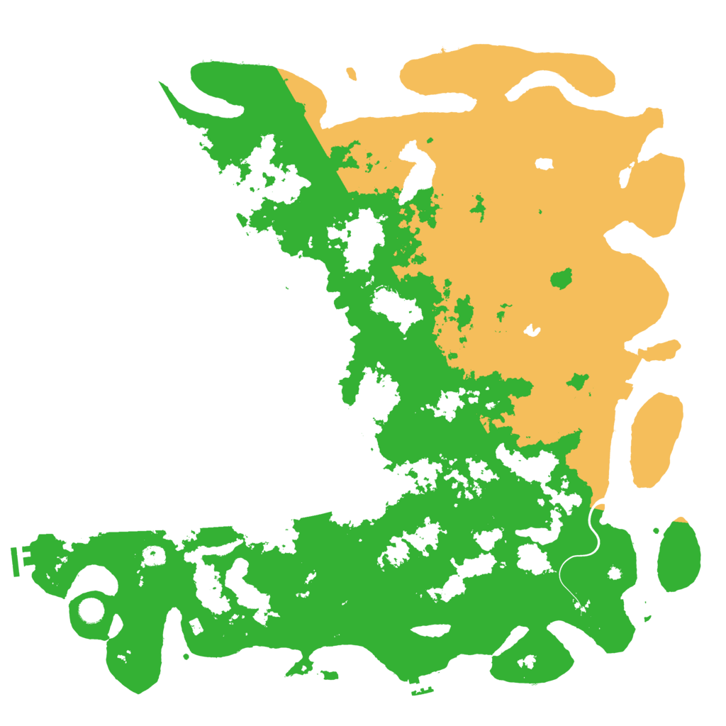Biome Rust Map: Procedural Map, Size: 5000, Seed: 13501488