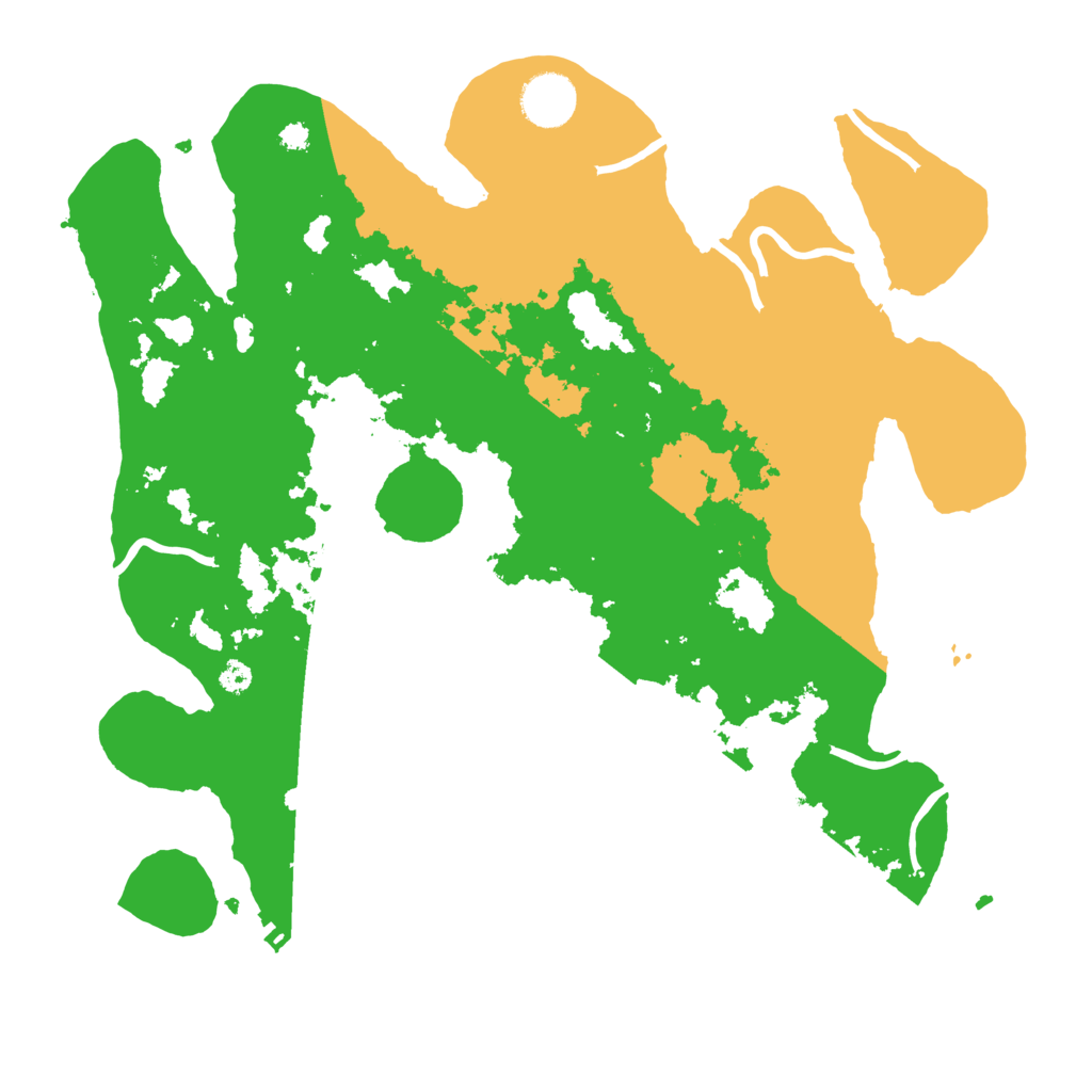 Biome Rust Map: Procedural Map, Size: 3500, Seed: 500716