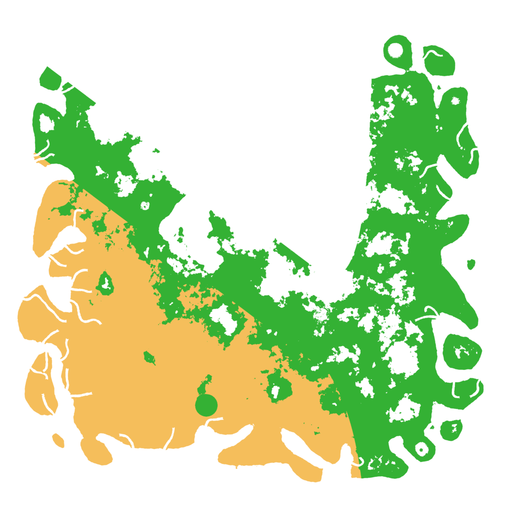 Biome Rust Map: Procedural Map, Size: 6000, Seed: 121911821