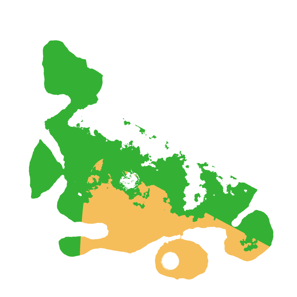 Biome Rust Map: Barren, Size: 3000, Seed: 185152687