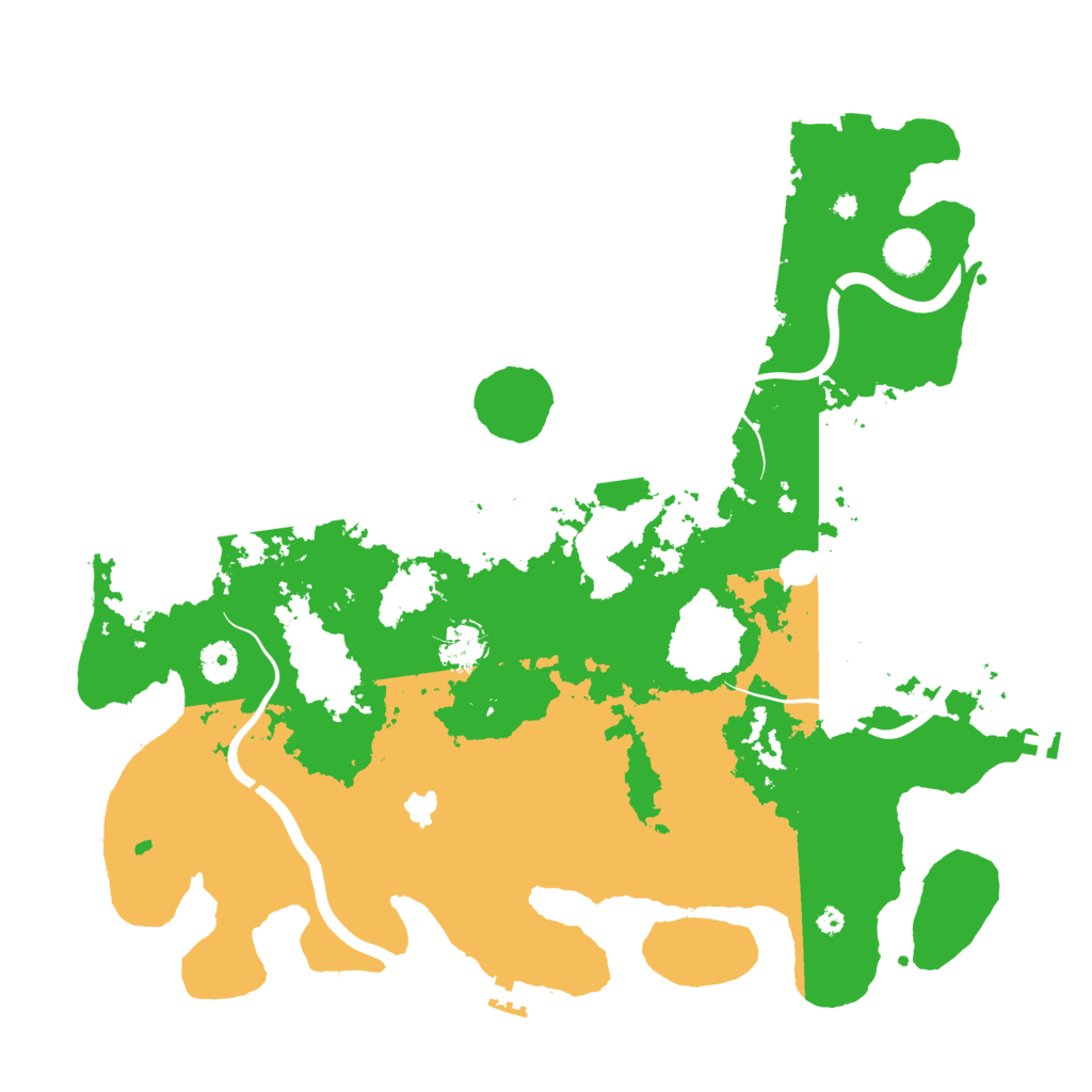 Biome Rust Map: Procedural Map, Size: 4100, Seed: 36382474