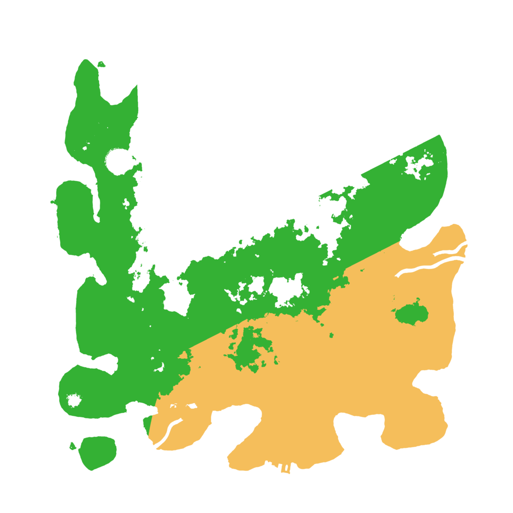 Biome Rust Map: Procedural Map, Size: 3500, Seed: 123132123