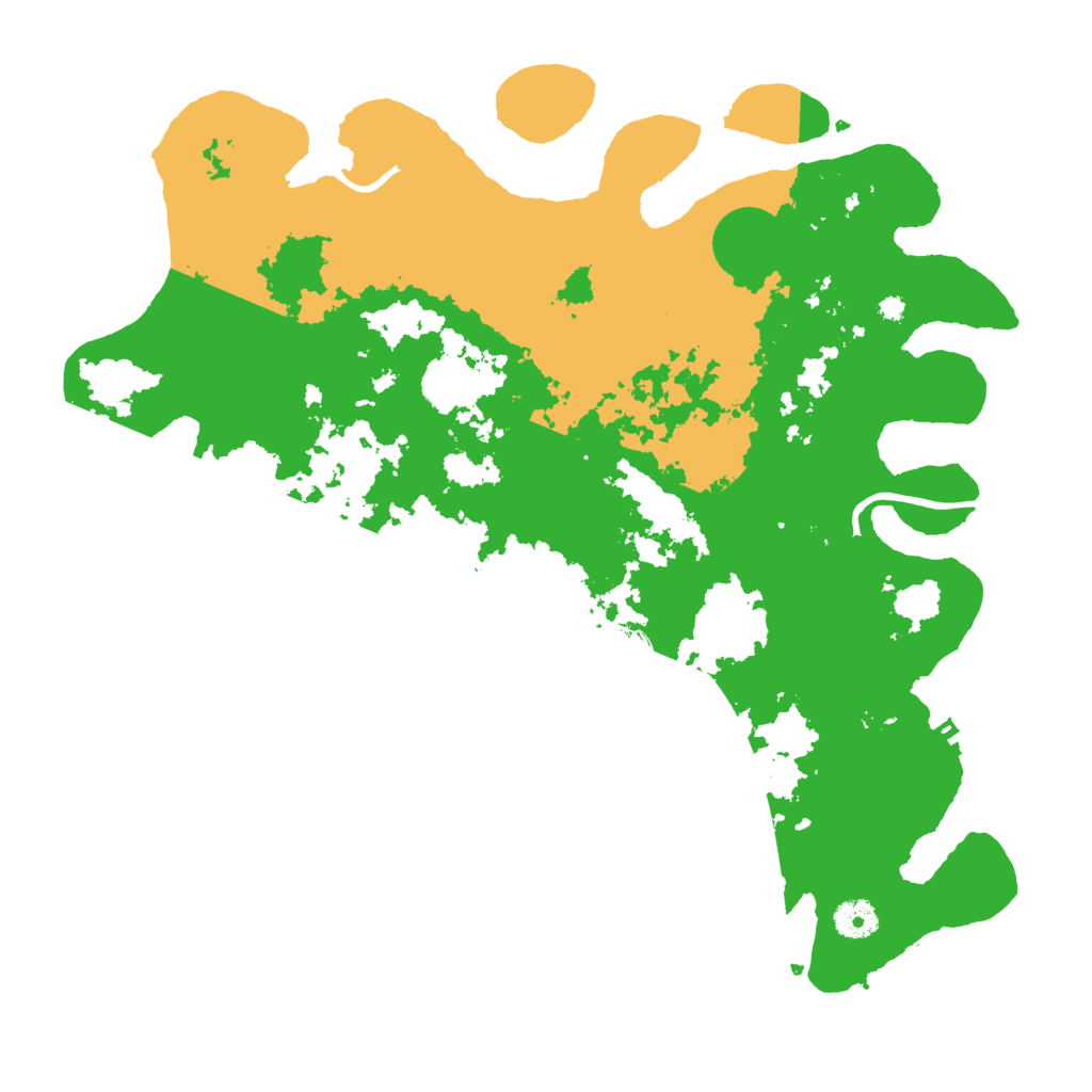 Biome Rust Map: Procedural Map, Size: 3950, Seed: 54641065