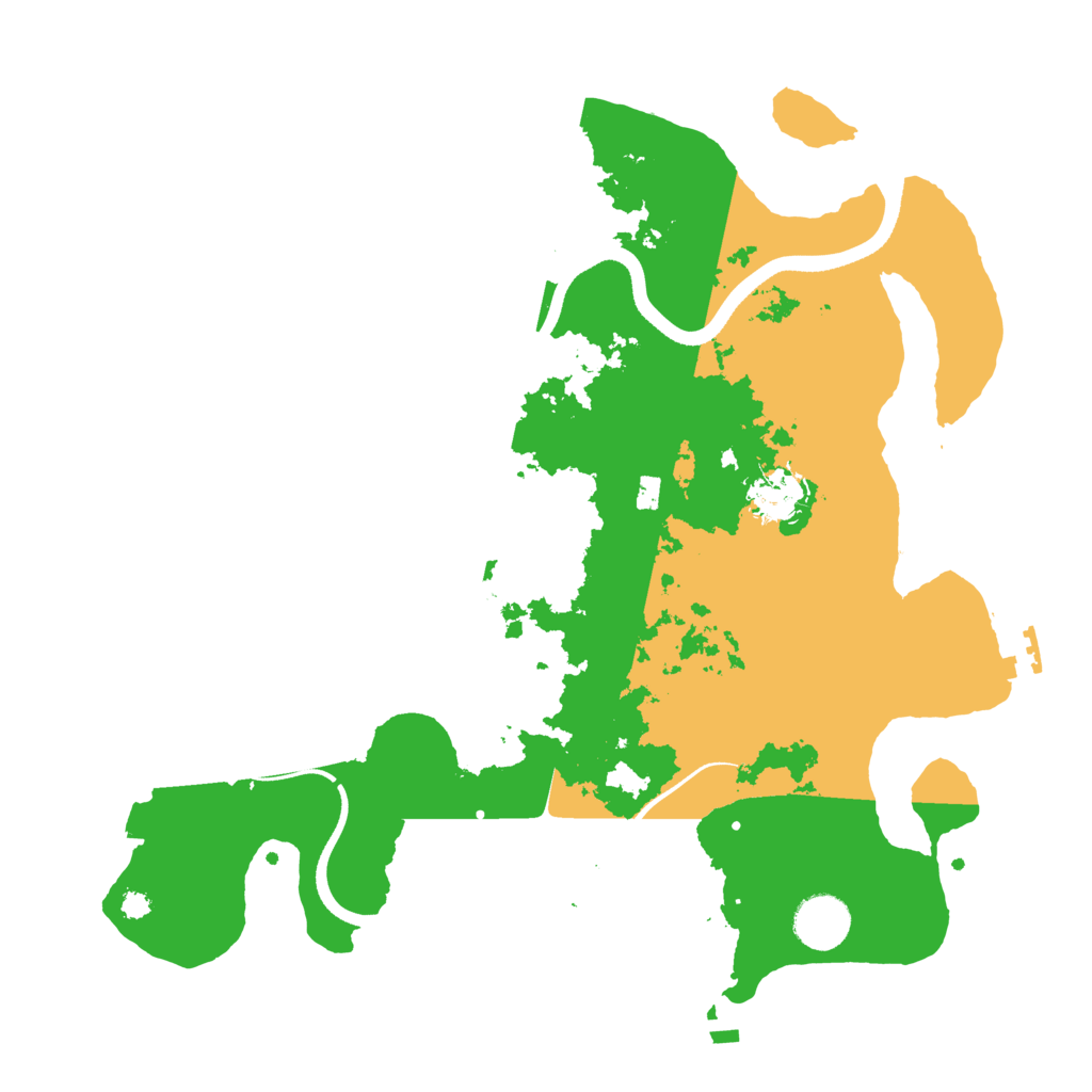 Biome Rust Map: Procedural Map, Size: 3500, Seed: 373554561