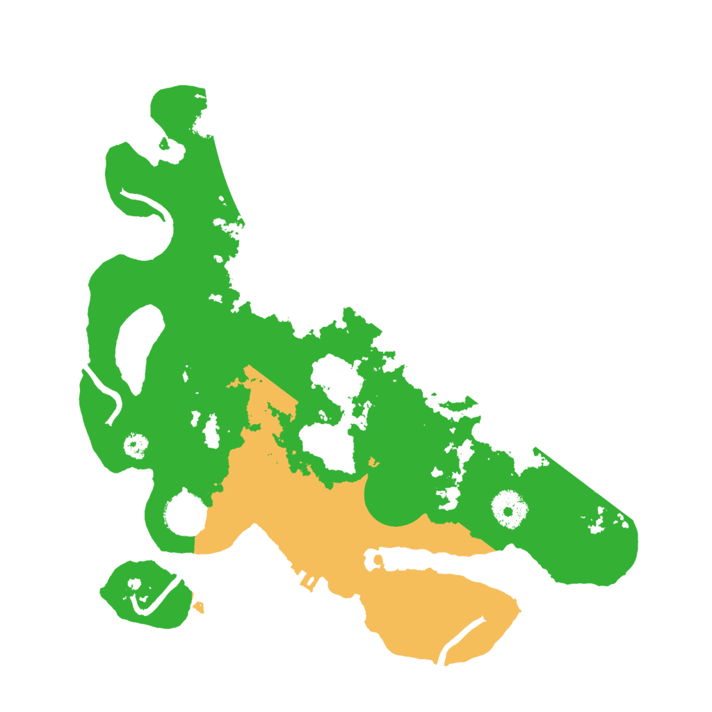 Biome Rust Map: Procedural Map, Size: 3000, Seed: 141512