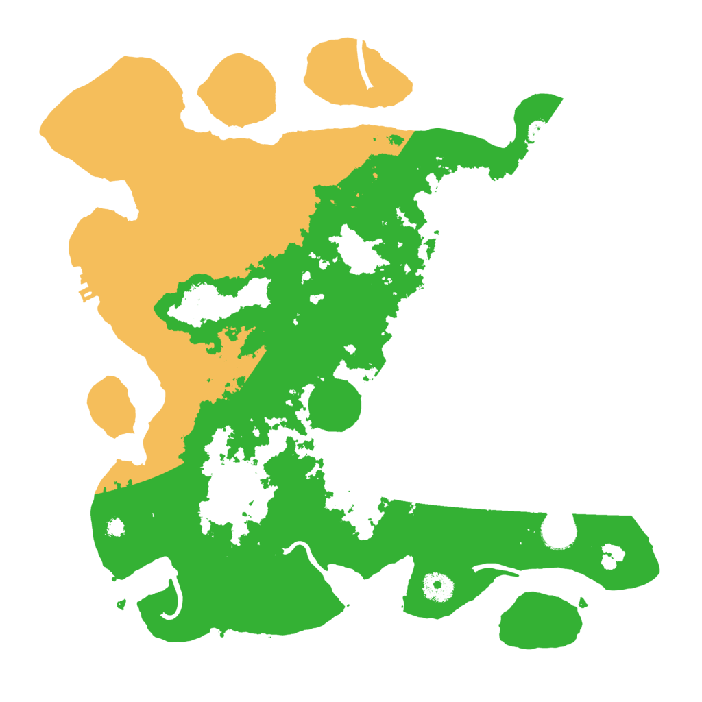 Biome Rust Map: Procedural Map, Size: 3500, Seed: 377905377