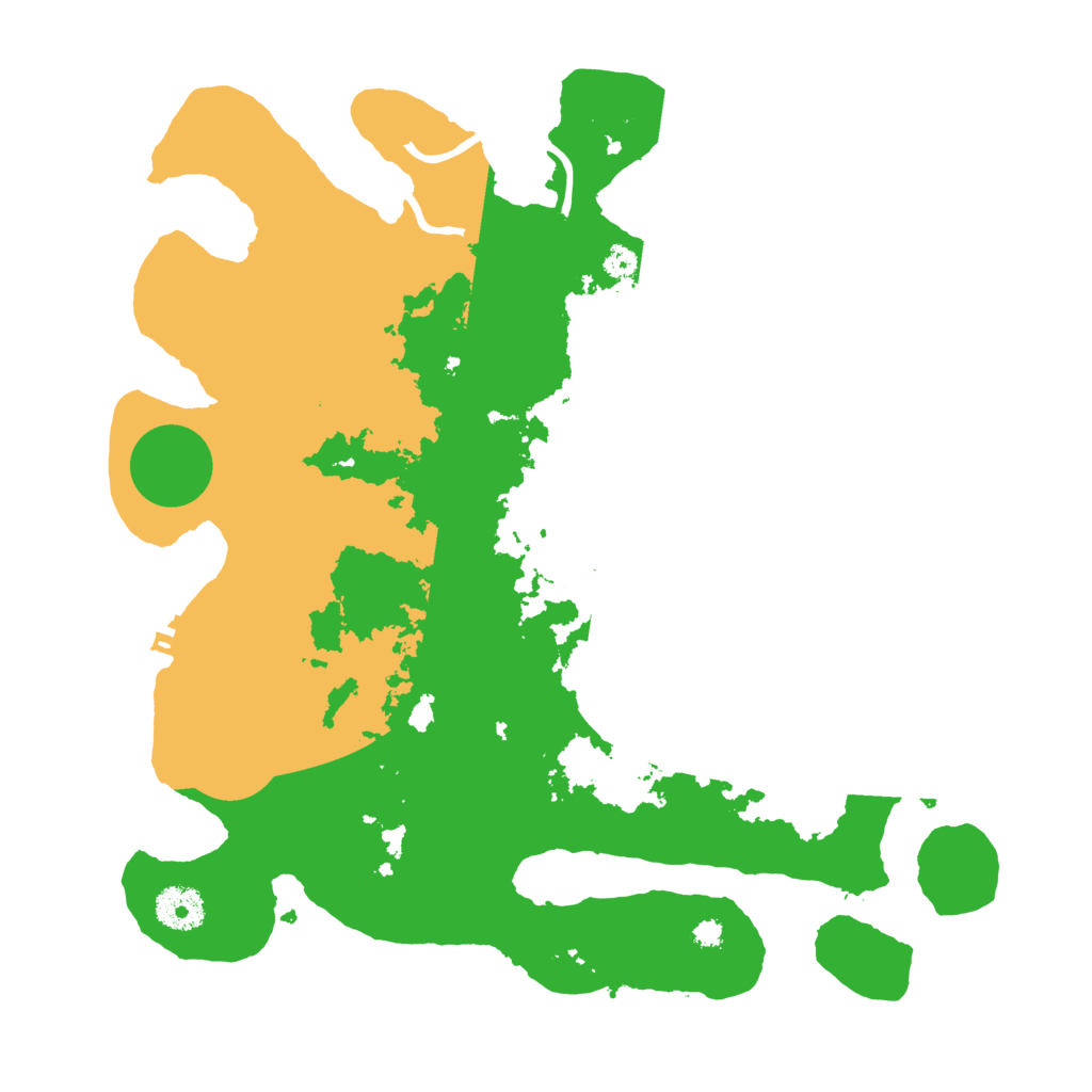 Biome Rust Map: Procedural Map, Size: 3500, Seed: 2069103212
