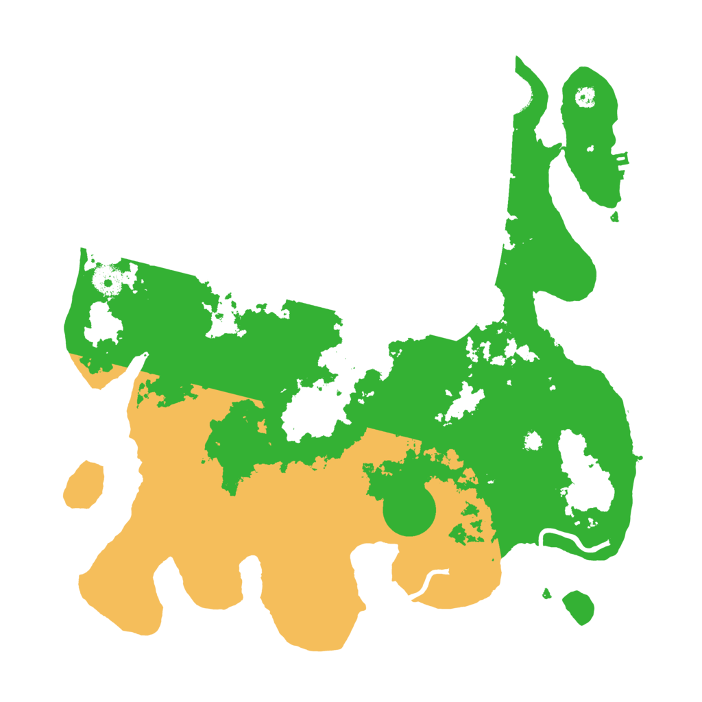 Biome Rust Map: Procedural Map, Size: 3500, Seed: 733777790