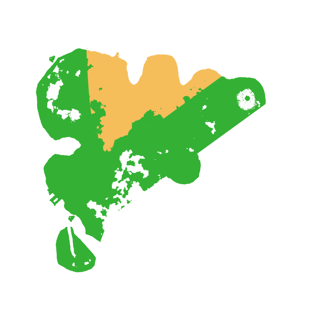Biome Rust Map: Procedural Map, Size: 2500, Seed: 1929286560