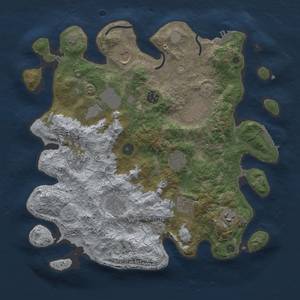 Thumbnail Rust Map: Procedural Map, Size: 3700, Seed: 1517954020, 18 Monuments