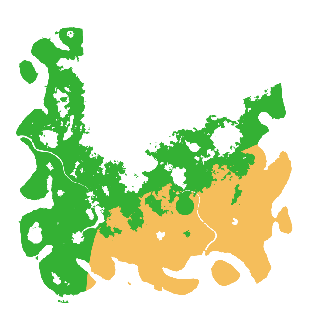 Biome Rust Map: Procedural Map, Size: 4500, Seed: 2096795473