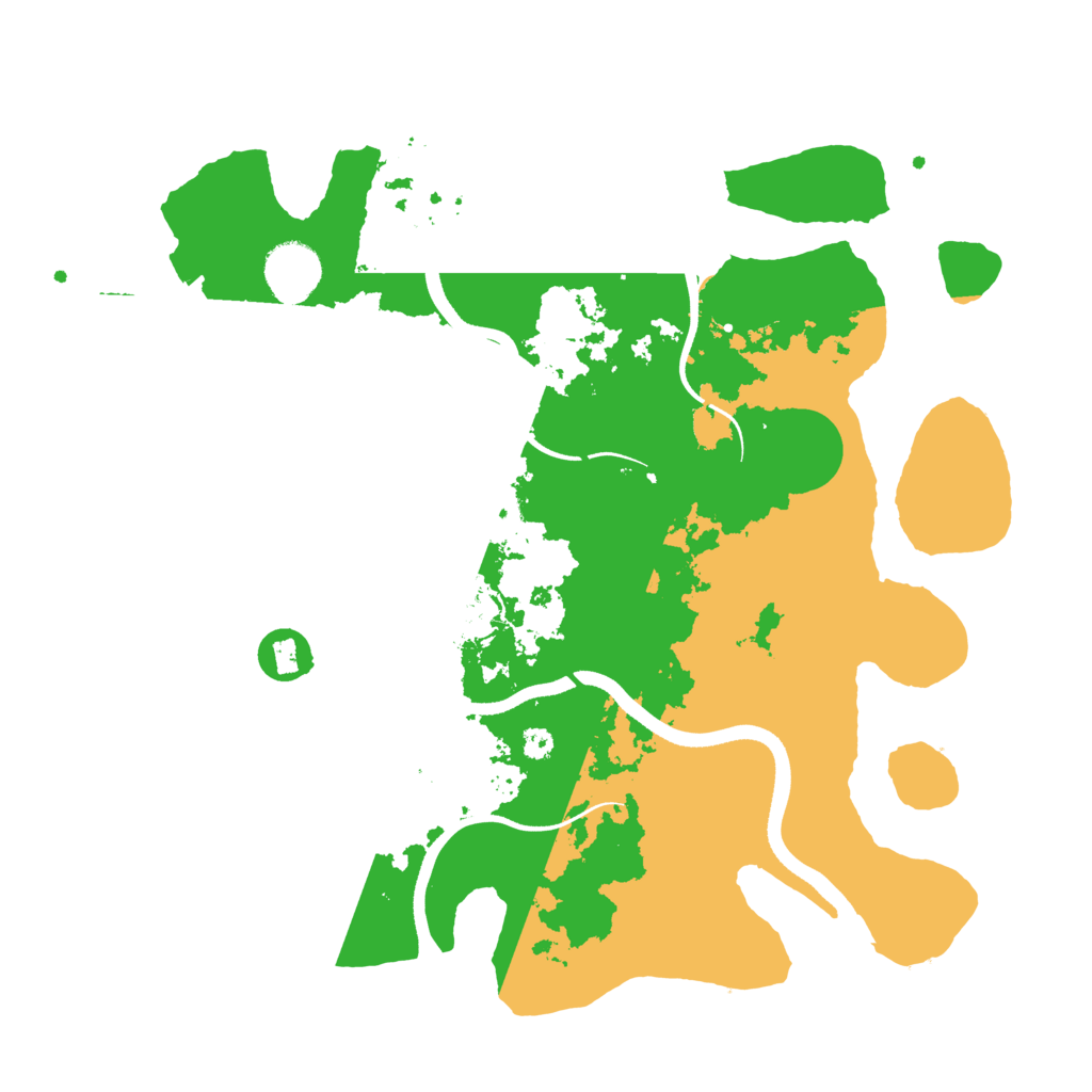 Biome Rust Map: Procedural Map, Size: 3500, Seed: 1739569473
