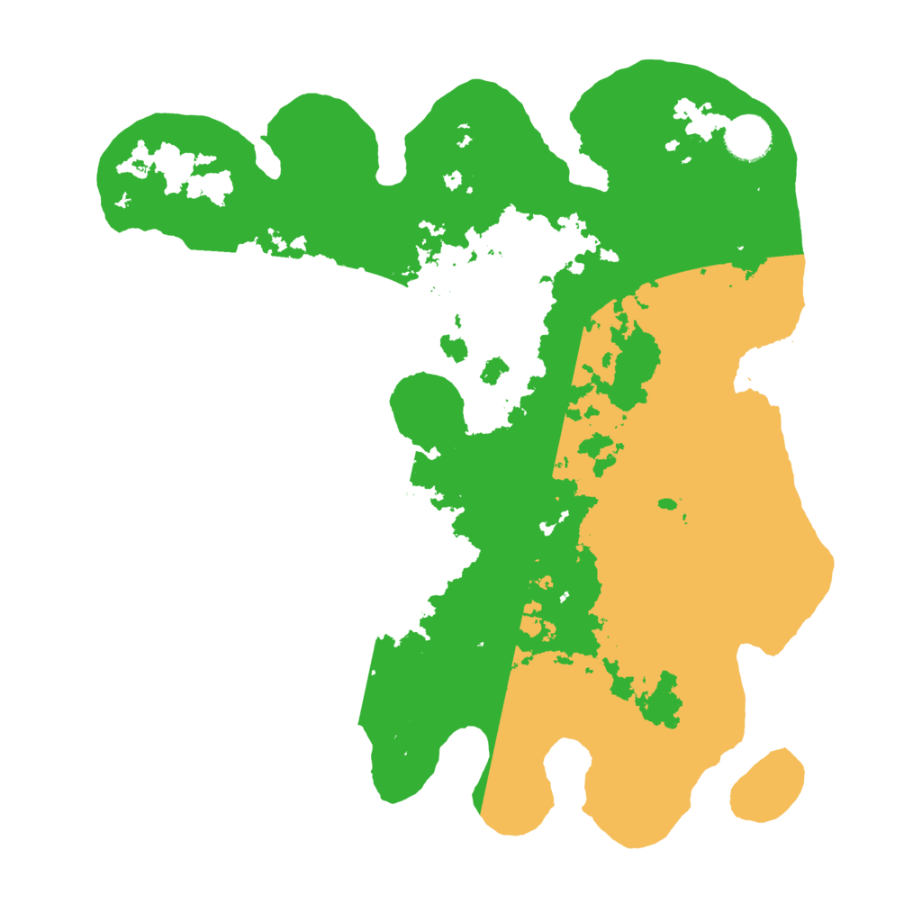 Biome Rust Map: Barren, Size: 3500, Seed: 34544664