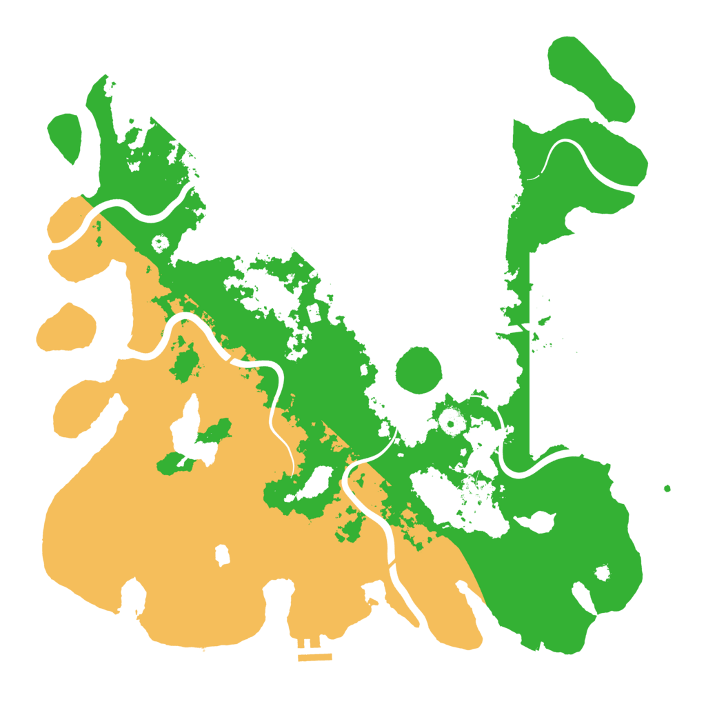 Biome Rust Map: Procedural Map, Size: 4200, Seed: 627473028