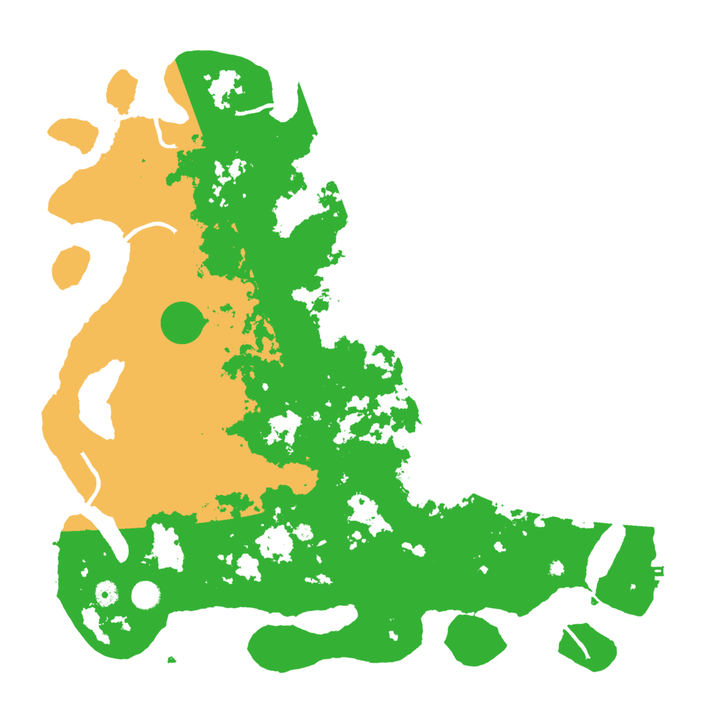 Biome Rust Map: Procedural Map, Size: 4500, Seed: 84312417