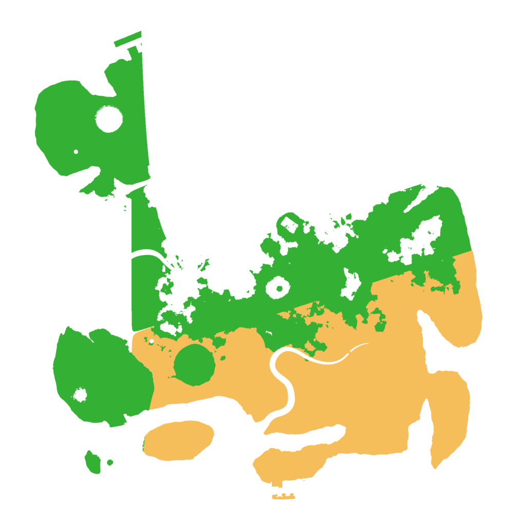 Biome Rust Map: Procedural Map, Size: 3500, Seed: 171708781