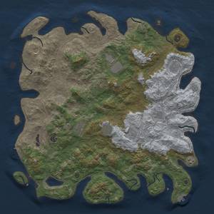 Thumbnail Rust Map: Procedural Map, Size: 4750, Seed: 620587927, 19 Monuments