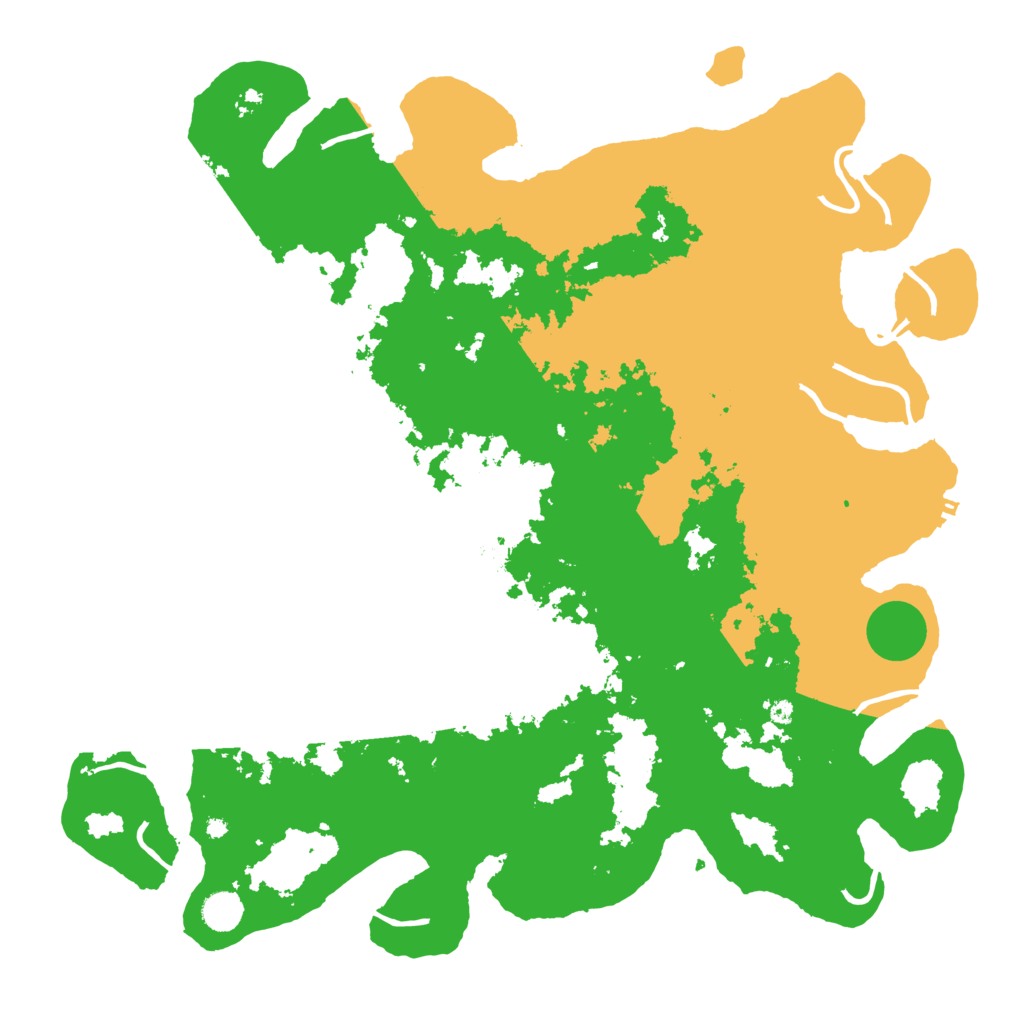 Biome Rust Map: Procedural Map, Size: 4500, Seed: 960