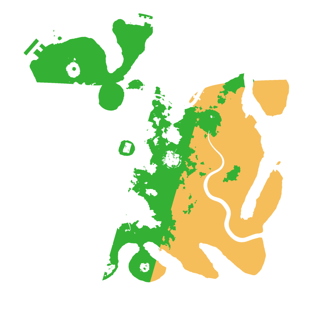 Biome Rust Map: Procedural Map, Size: 3250, Seed: 952266002