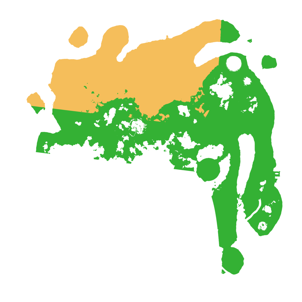 Biome Rust Map: Procedural Map, Size: 3500, Seed: 819304193