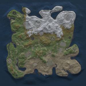 Thumbnail Rust Map: Procedural Map, Size: 3700, Seed: 540010617, 18 Monuments