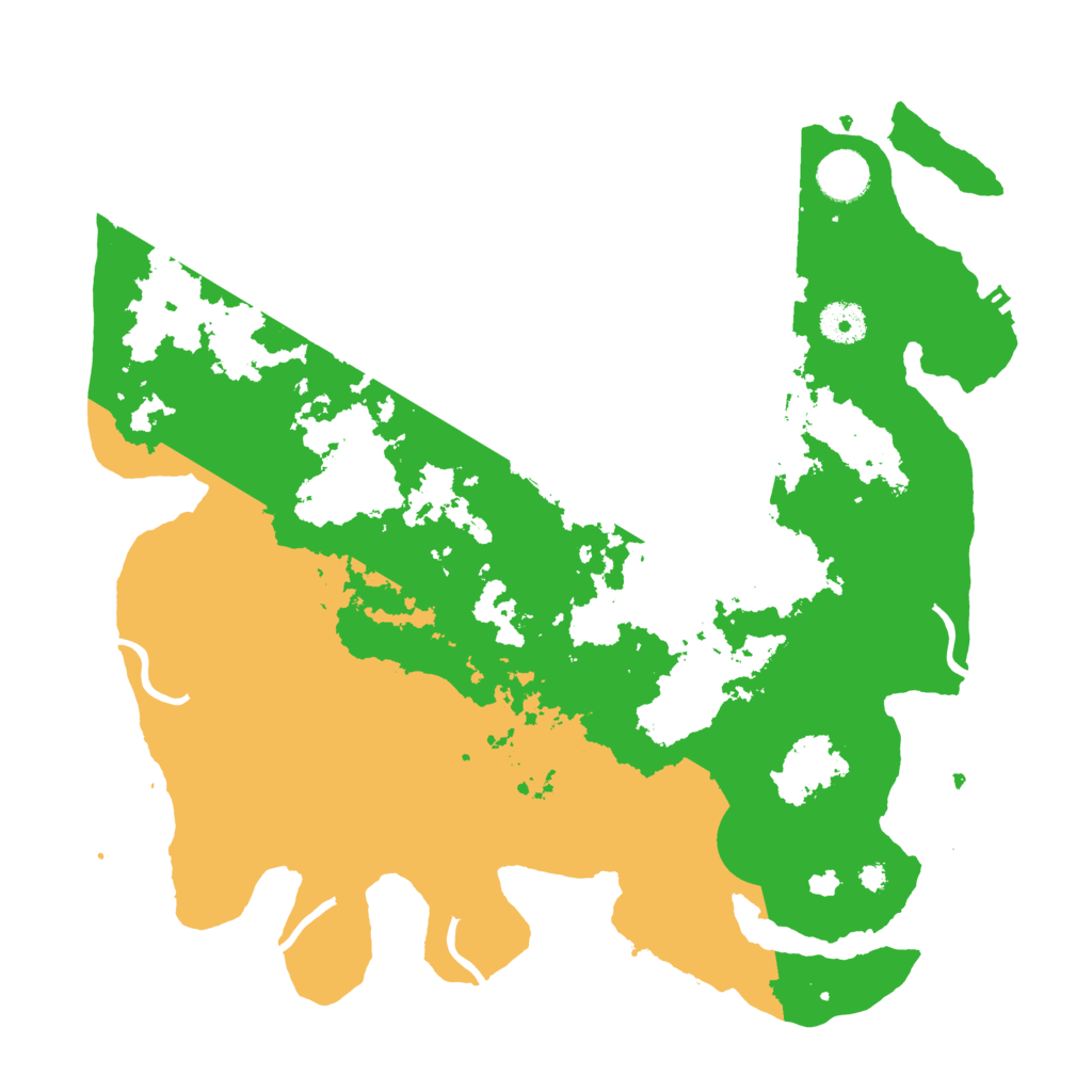 Biome Rust Map: Procedural Map, Size: 3700, Seed: 1964973734