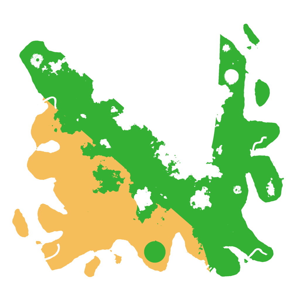 Biome Rust Map: Procedural Map, Size: 3700, Seed: 2032644296