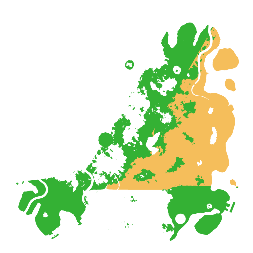 Biome Rust Map: Procedural Map, Size: 4700, Seed: 8