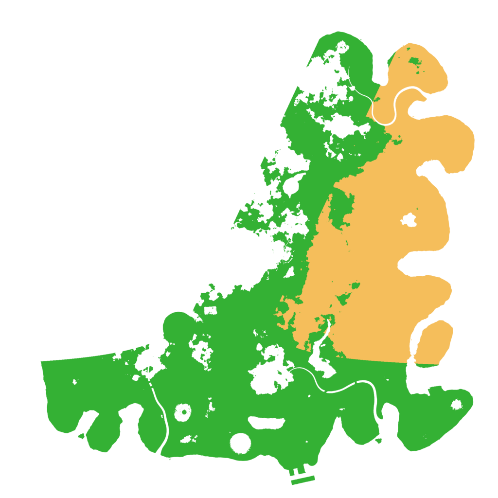 Biome Rust Map: Procedural Map, Size: 4250, Seed: 458992348