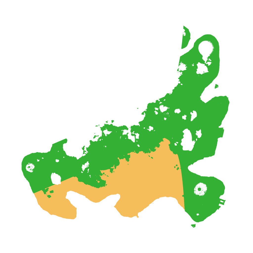 Biome Rust Map: Procedural Map, Size: 3000, Seed: 660948485