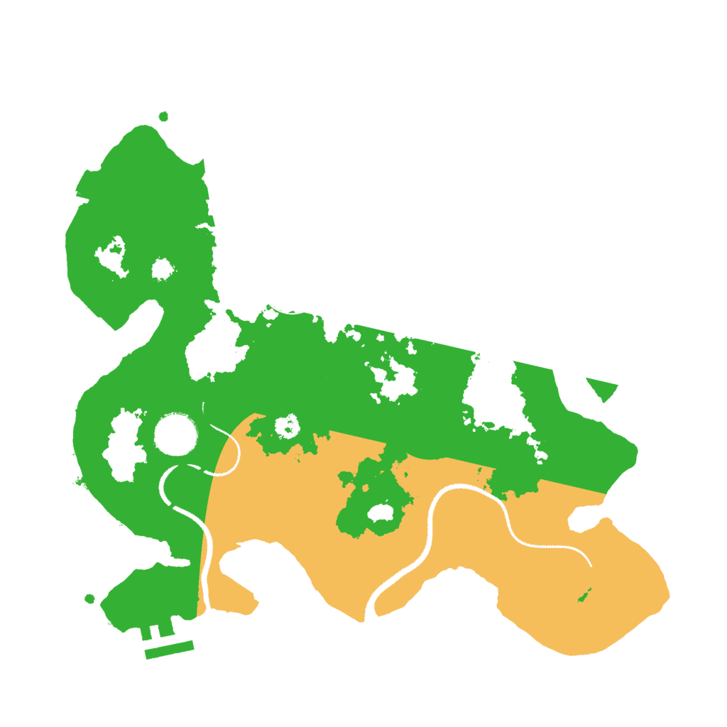 Biome Rust Map: Procedural Map, Size: 3000, Seed: 1394725