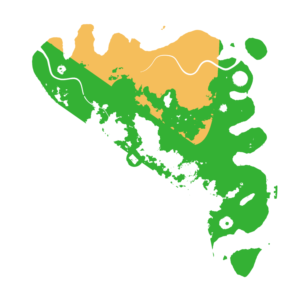 Biome Rust Map: Procedural Map, Size: 3500, Seed: 745156119