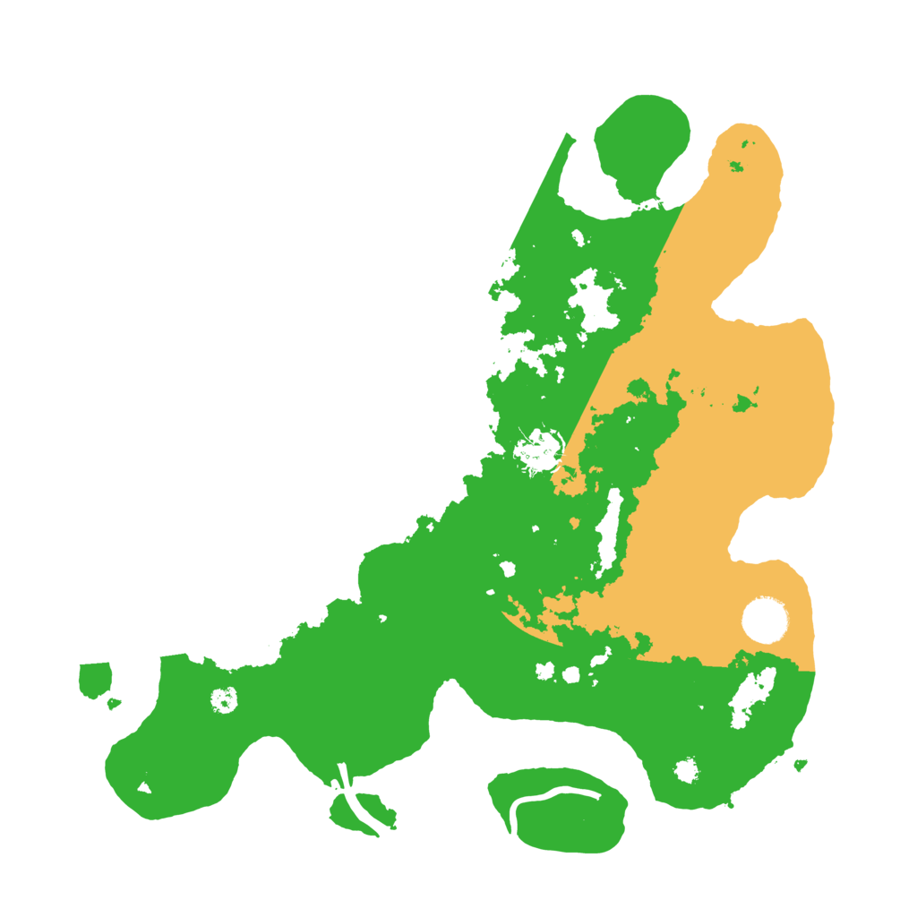 Biome Rust Map: Procedural Map, Size: 3500, Seed: 851684165
