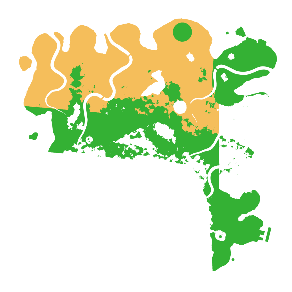 Biome Rust Map: Procedural Map, Size: 4050, Seed: 874645536