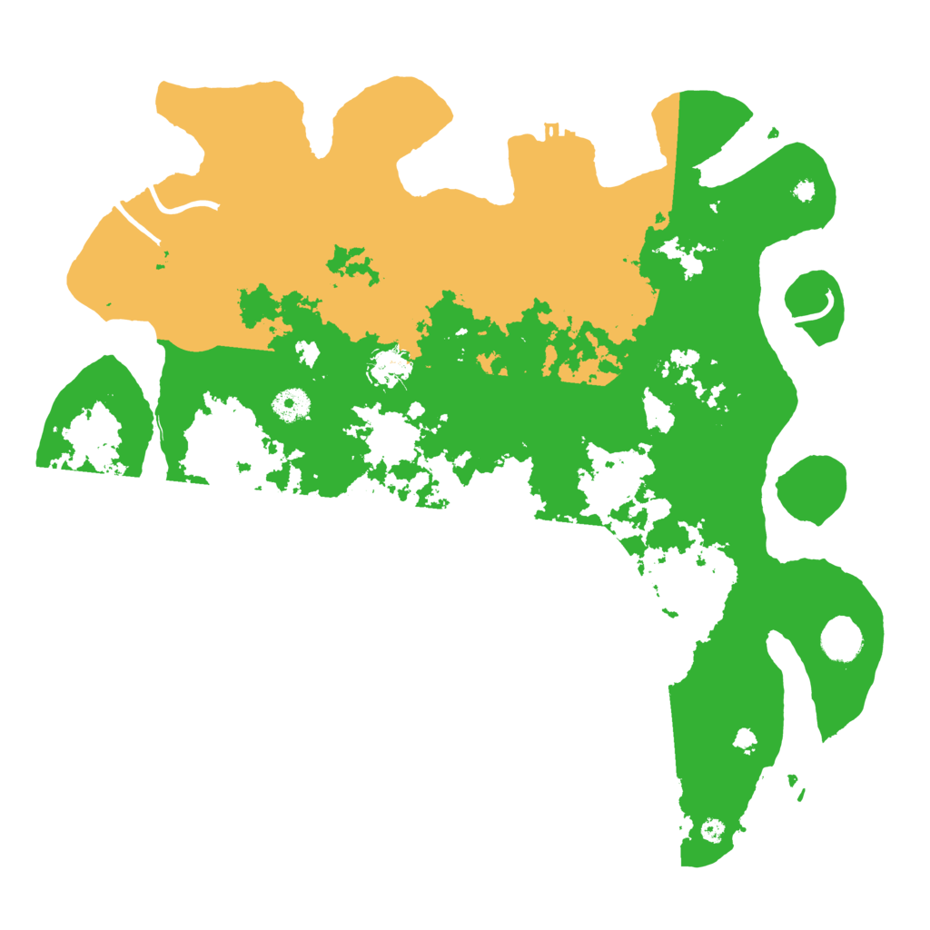 Biome Rust Map: Procedural Map, Size: 4000, Seed: 2037593602