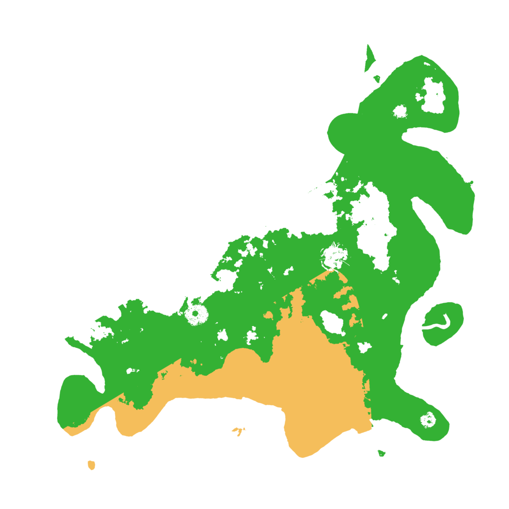 Biome Rust Map: Procedural Map, Size: 3500, Seed: 1062023