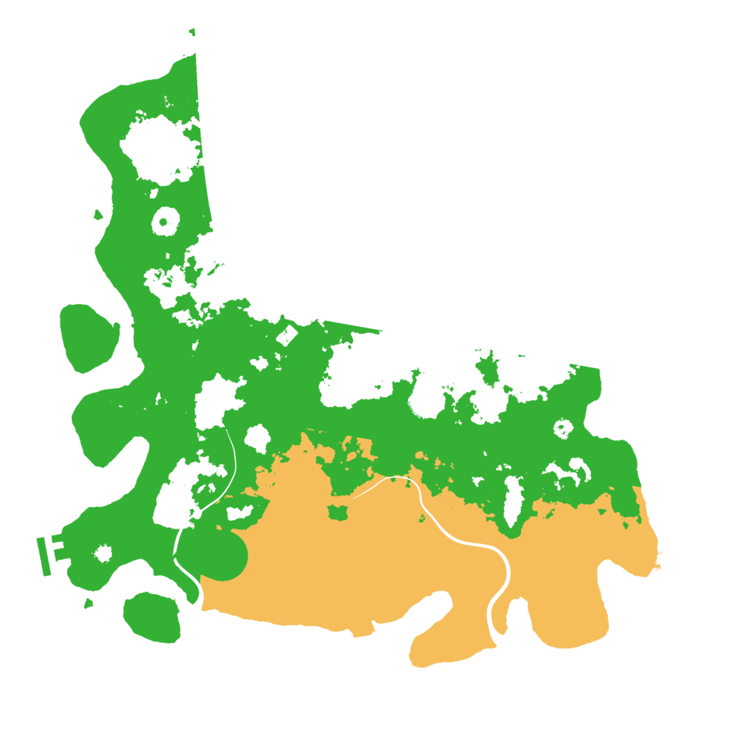 Biome Rust Map: Procedural Map, Size: 3800, Seed: 21338337