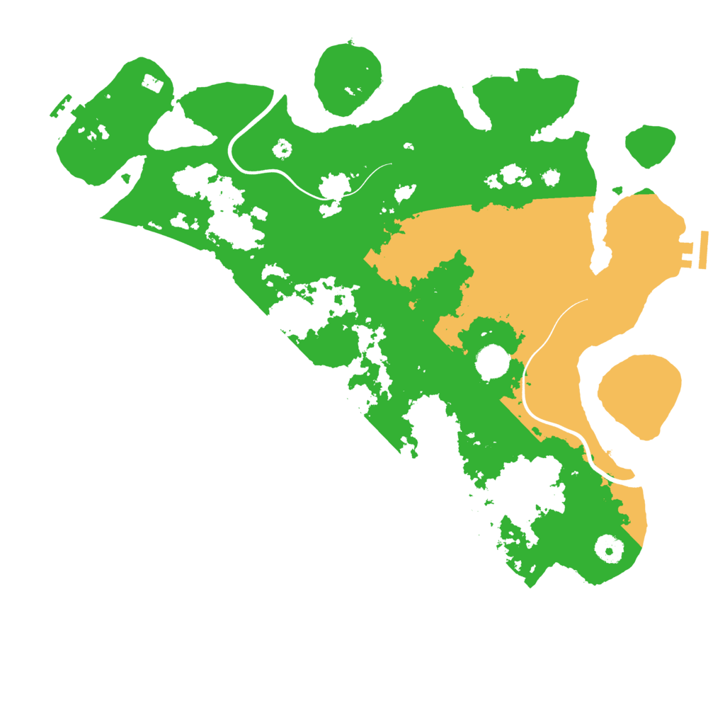 Biome Rust Map: Procedural Map, Size: 3850, Seed: 11726968