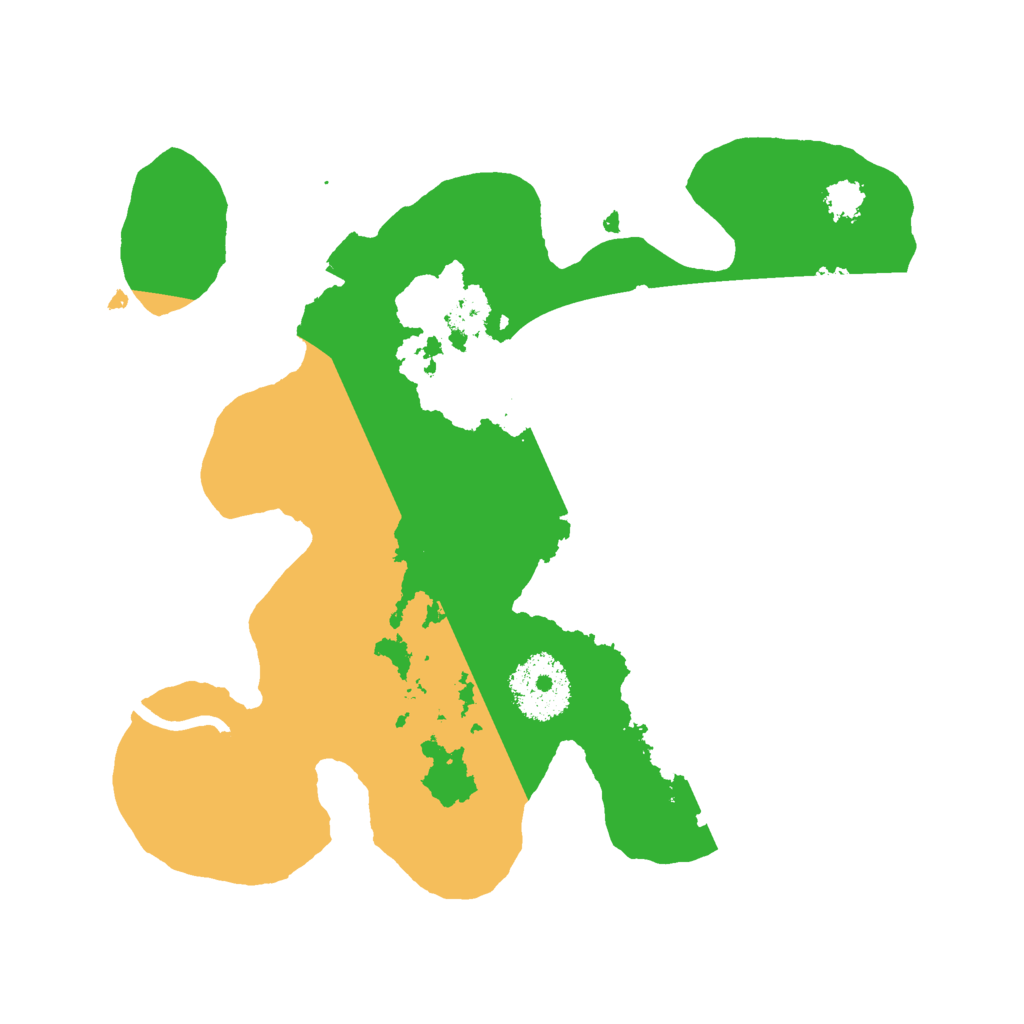 Biome Rust Map: Procedural Map, Size: 2500, Seed: 495419303