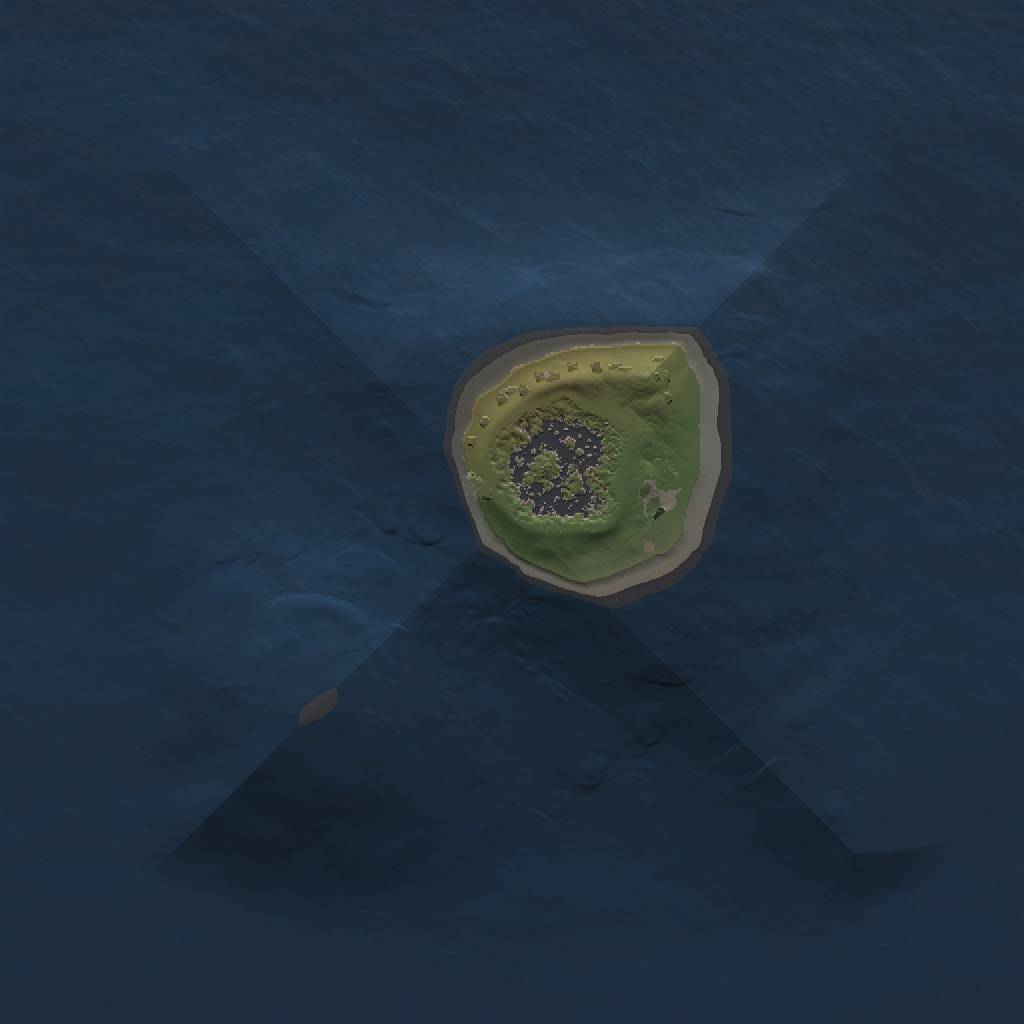 Rust Map: Procedural Map, Size: 1000, Seed: 450107337, 3 Monuments