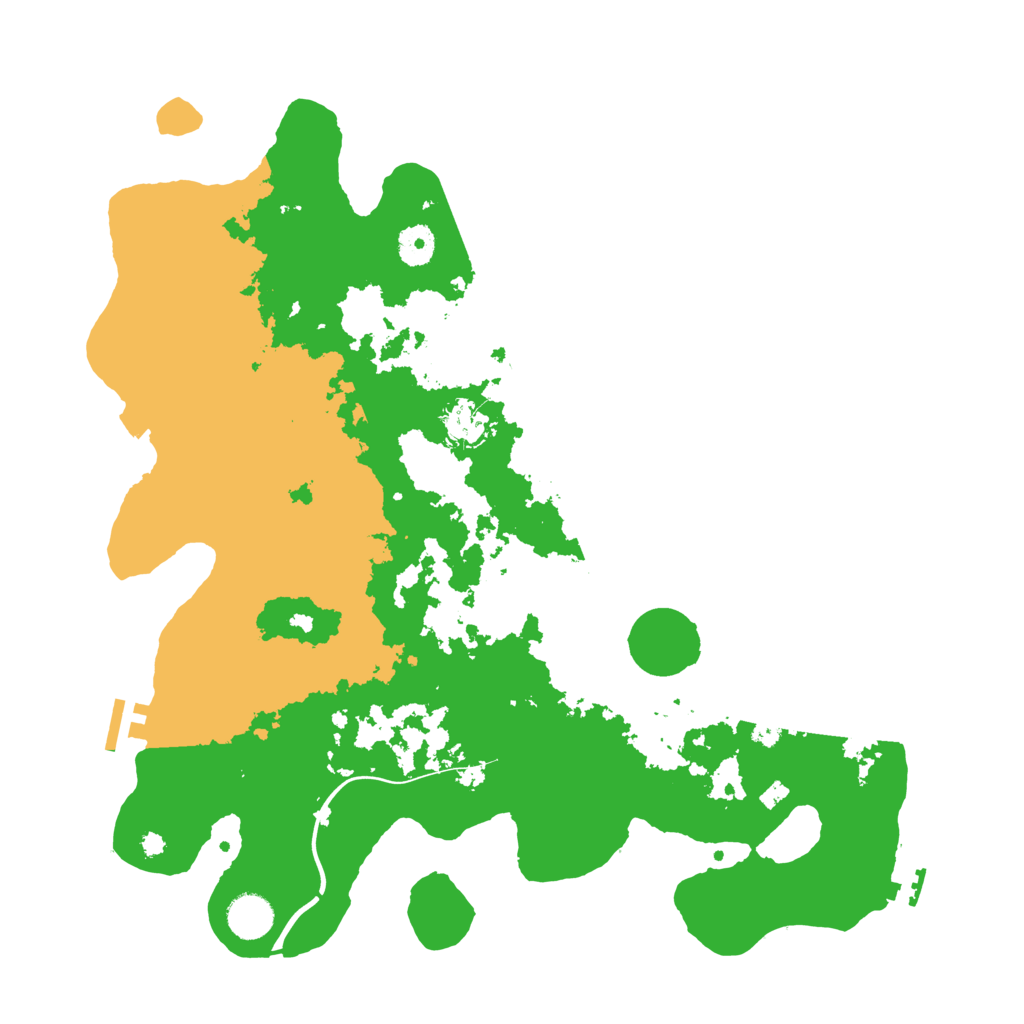 Biome Rust Map: Procedural Map, Size: 3950, Seed: 87470072