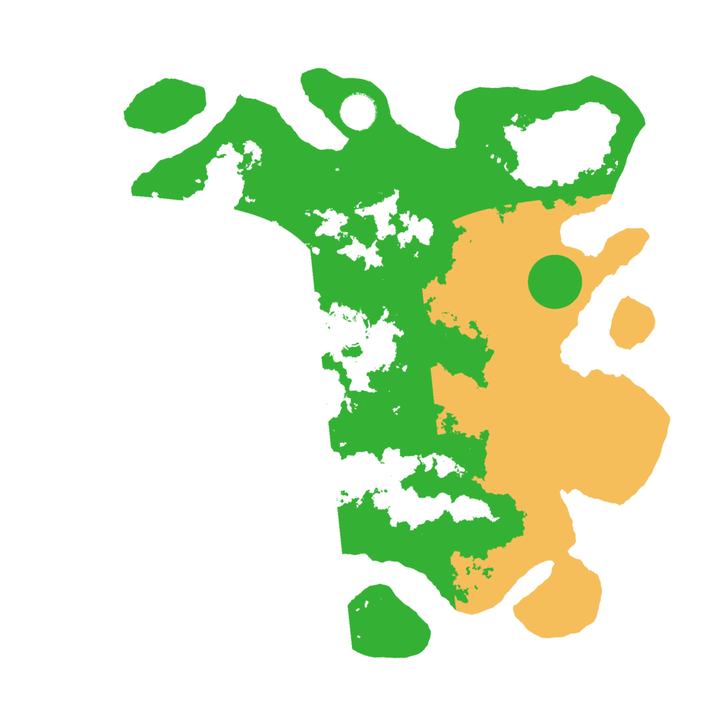 Biome Rust Map: Barren, Size: 3500, Seed: 7486354