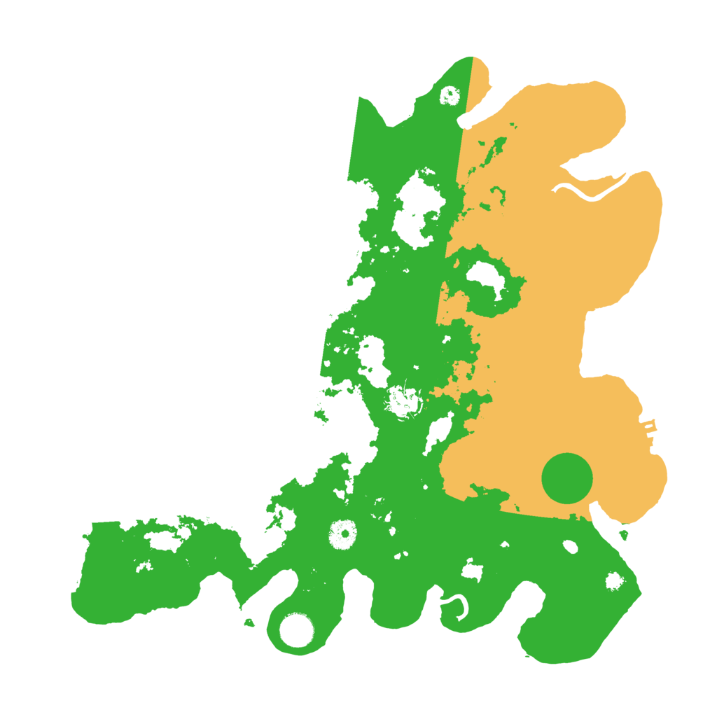 Biome Rust Map: Procedural Map, Size: 3700, Seed: 1063110815