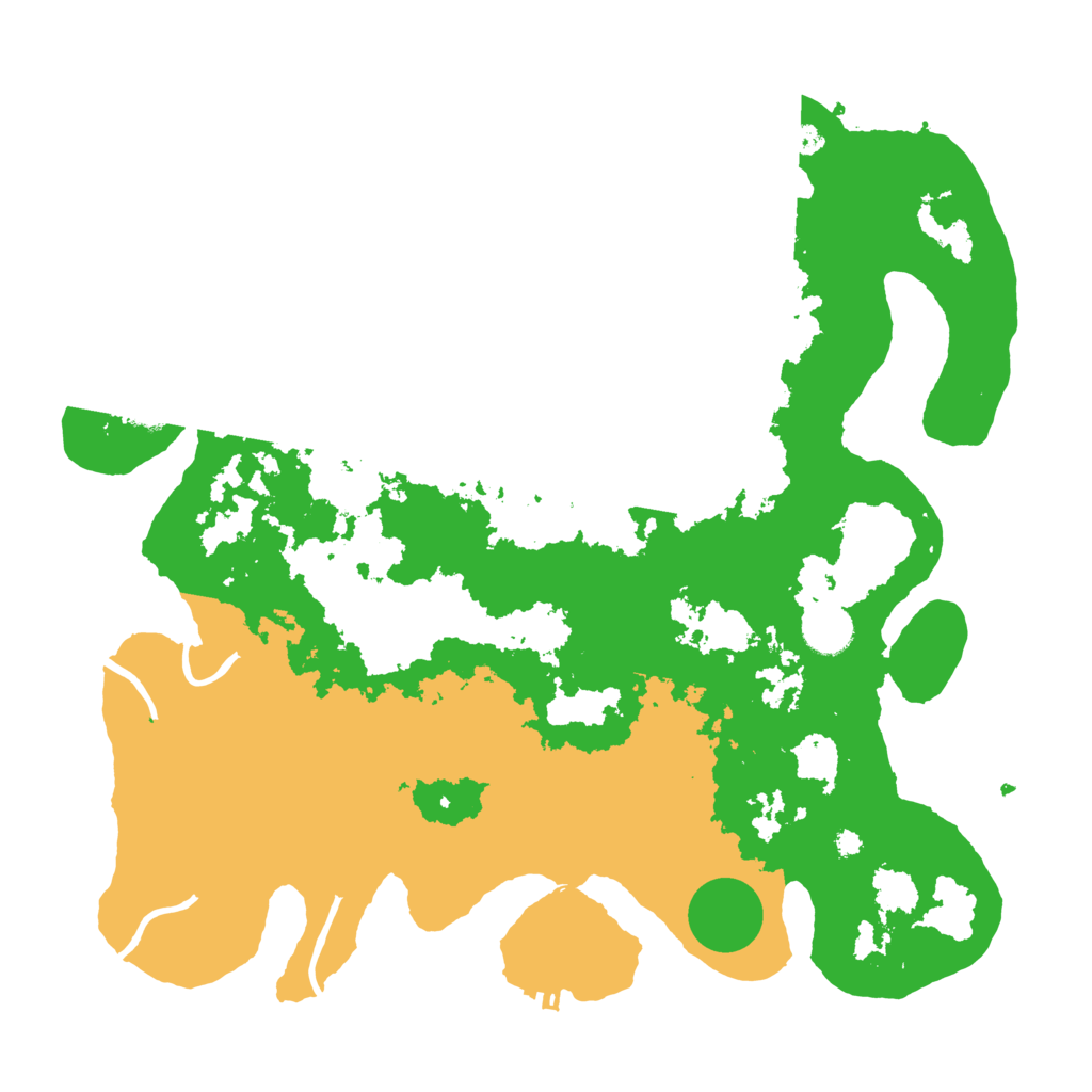 Biome Rust Map: Procedural Map, Size: 3850, Seed: 32032353