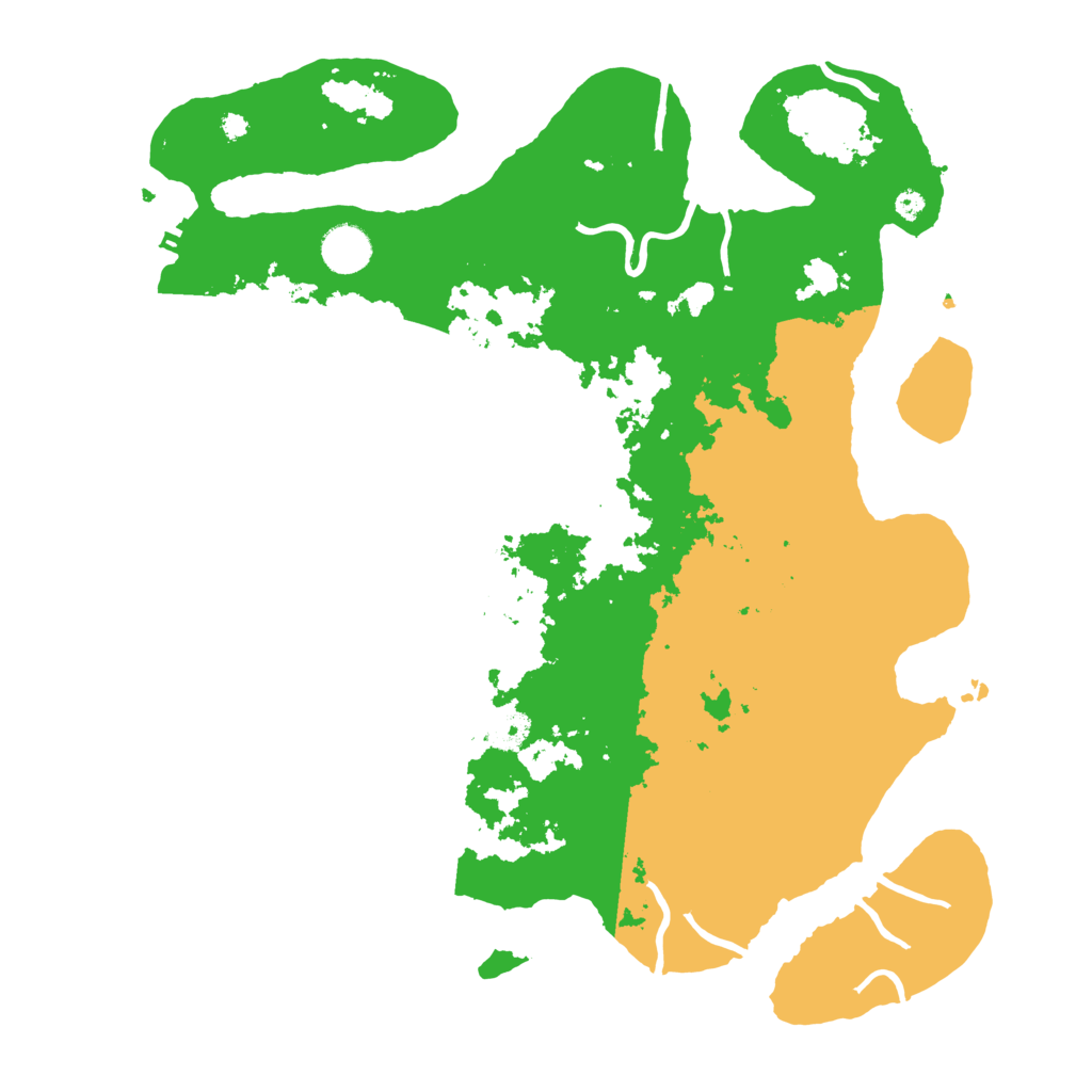 Biome Rust Map: Procedural Map, Size: 3900, Seed: 41310616