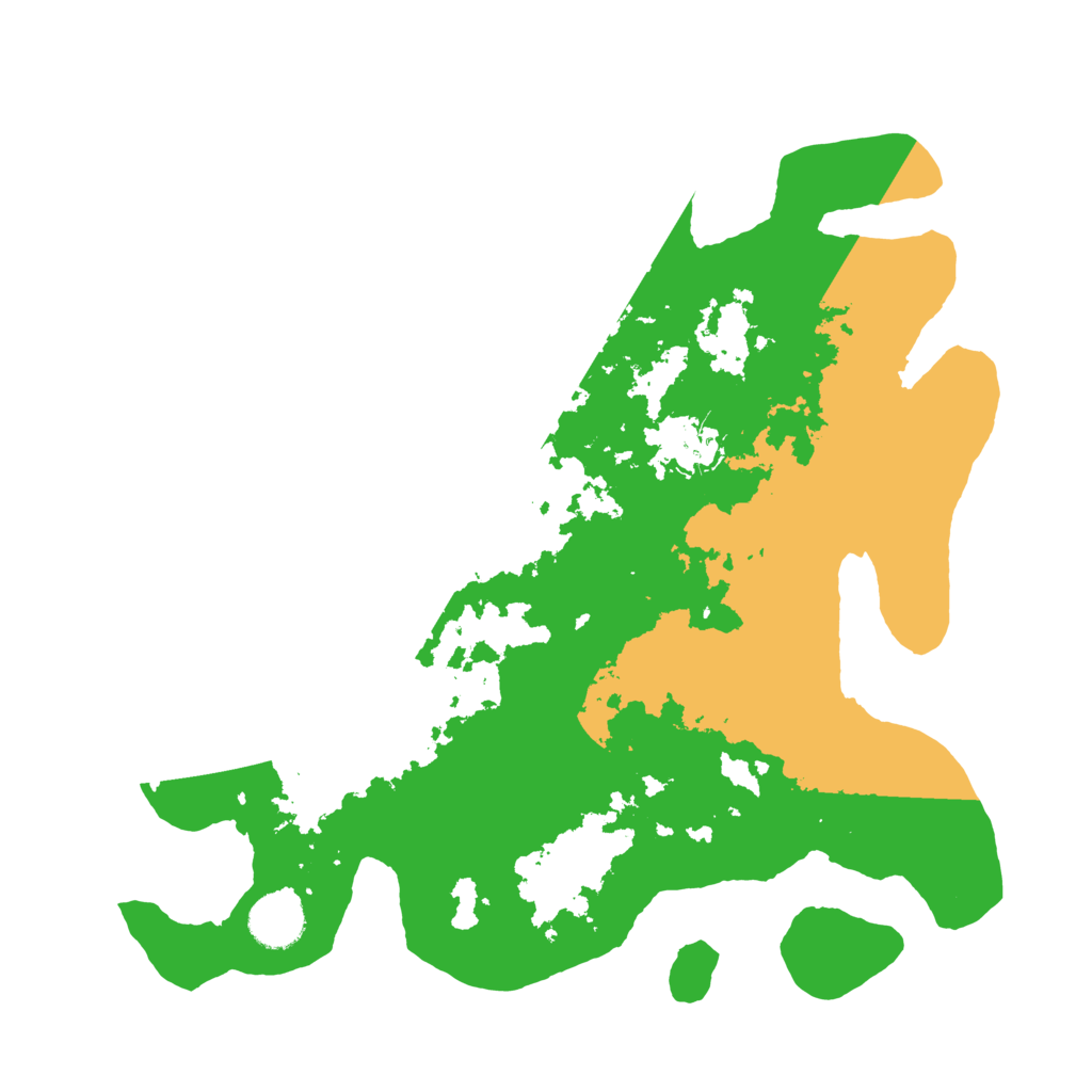 Biome Rust Map: Barren, Size: 3500, Seed: 30407216