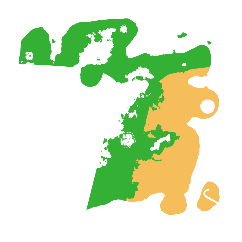 Biome Rust Map: Procedural Map, Size: 3000, Seed: 13621