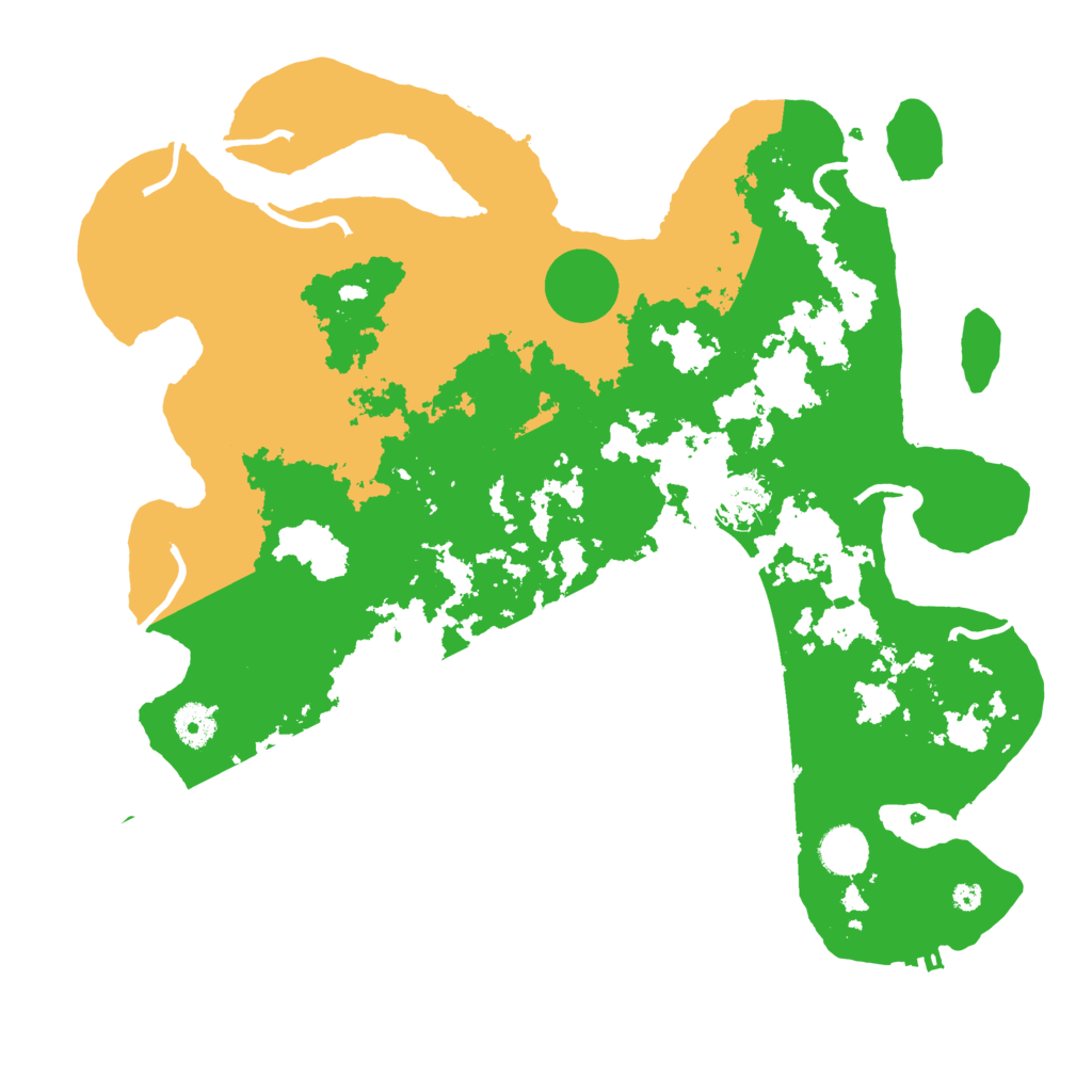 Biome Rust Map: Procedural Map, Size: 3900, Seed: 68077128