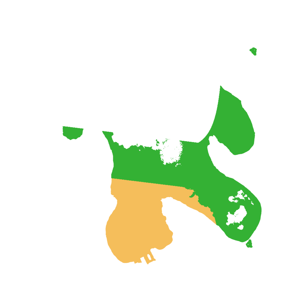 Biome Rust Map: Procedural Map, Size: 2000, Seed: 120982