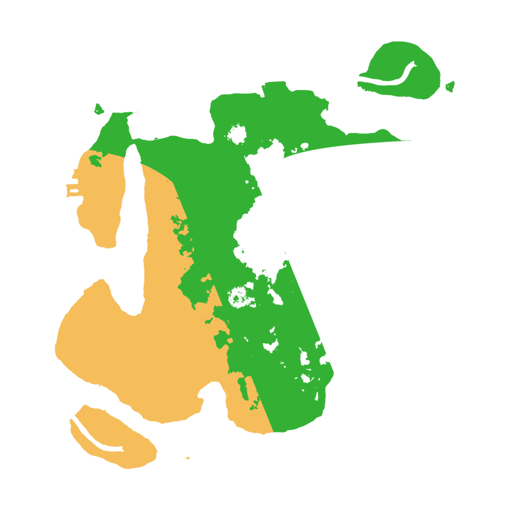 Biome Rust Map: Procedural Map, Size: 2500, Seed: 1993151505